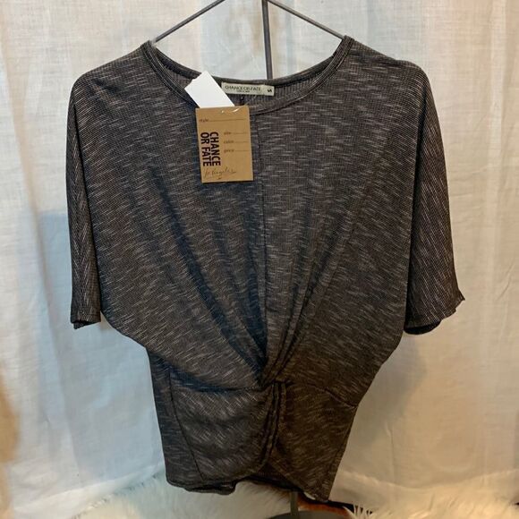 Chance or Fate size small new with tag. Heathered black - Picture 1 of 7